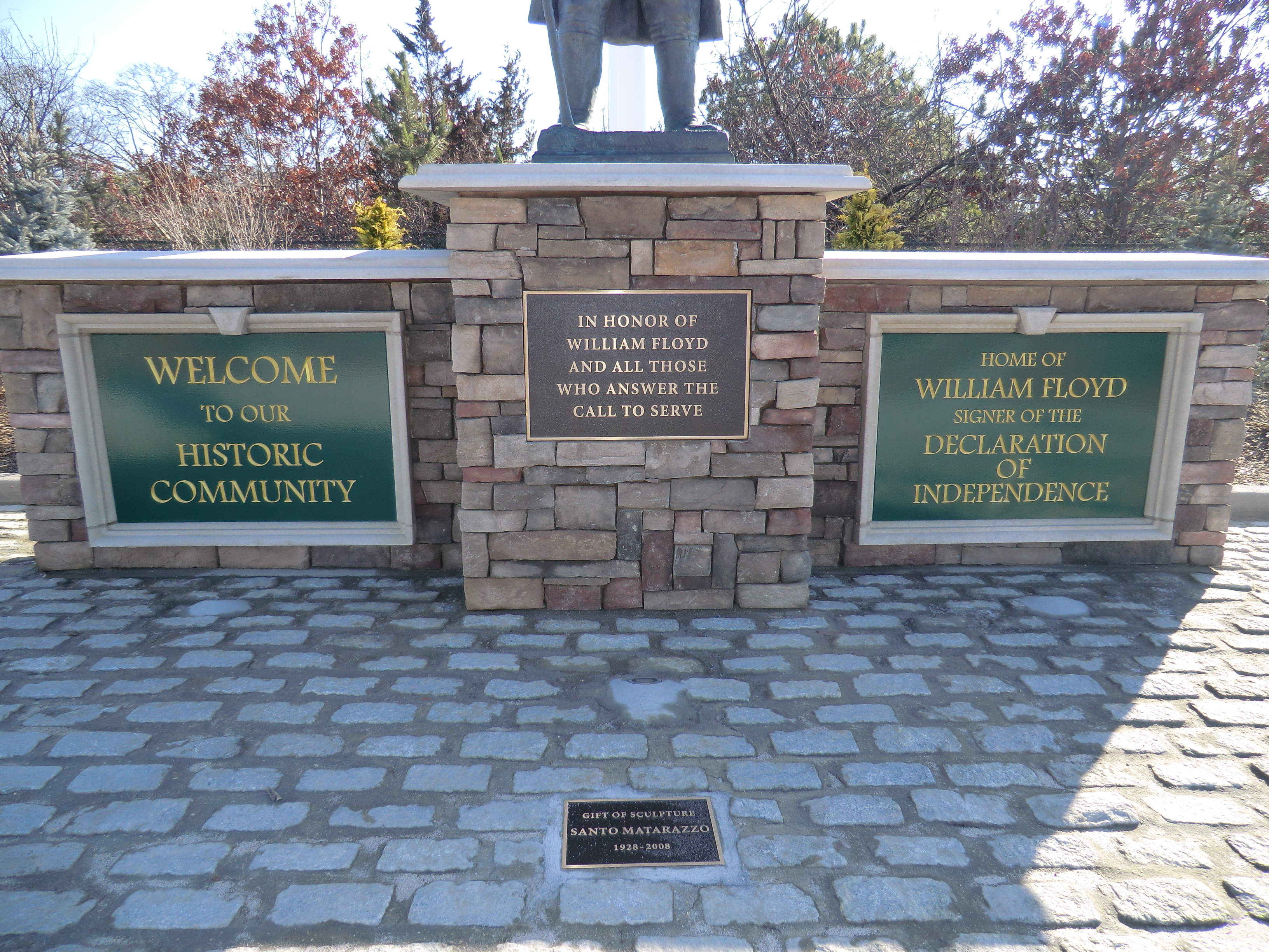 William Floyd Statue Dedication