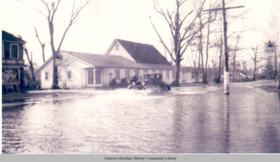 Schulte's Tavern flooded