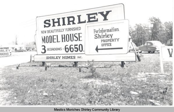 shirley real estate road side sign