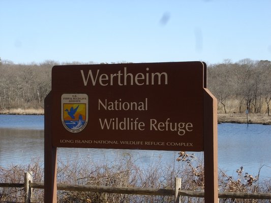 Wertheim Wildlife Refuge Sign